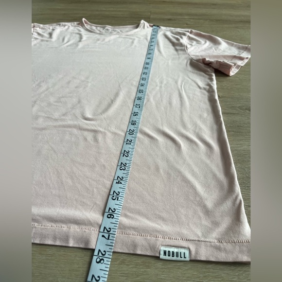 Men's NoBull Just the Horns Light Pink Performance Workout Active T Shirt Sz XL - Picture 5 of 6